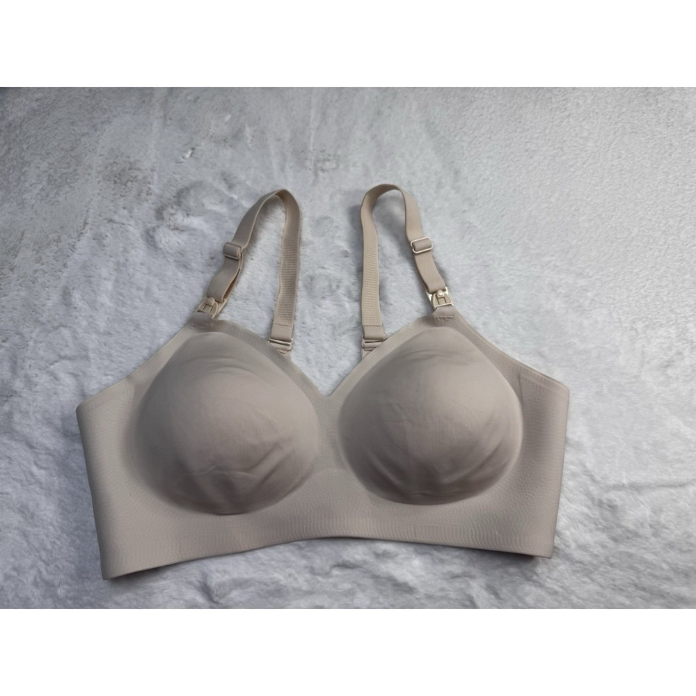 Momcozy Bra Nursing Maternity Nude Size XL Breastfeeding Support Comfort‎